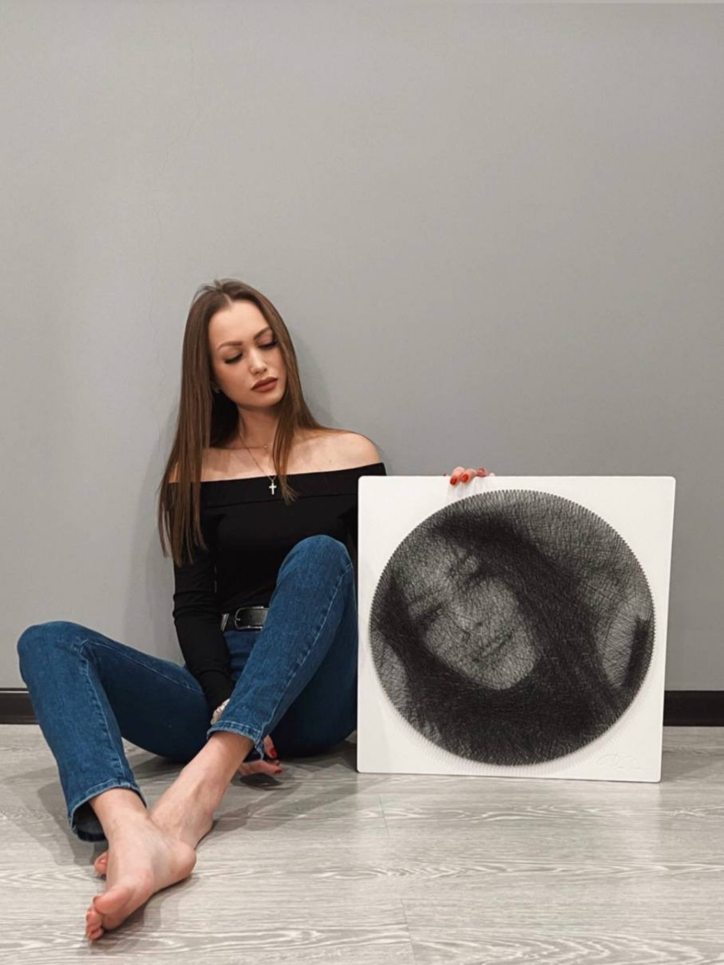 Kişiye Özel El Yapımı String Art Tablo